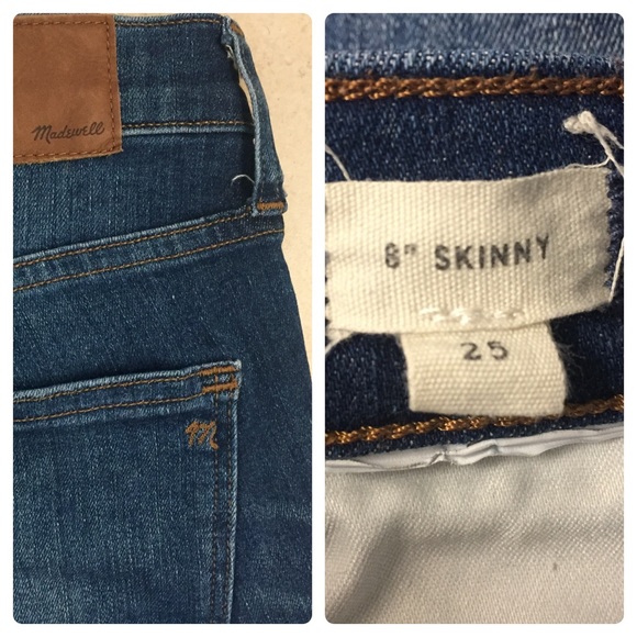 Madewell 8” Skinny Jeans in Ames Wash - Picture 8 of 8